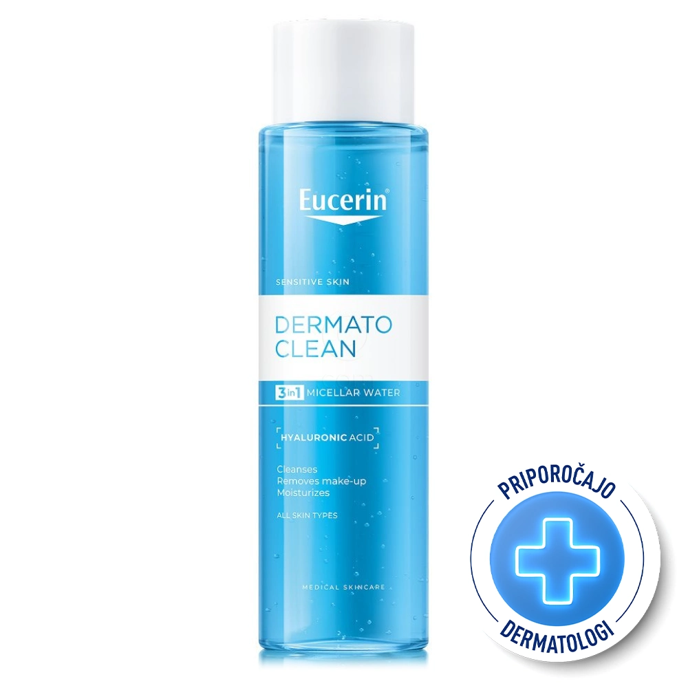 Eucerin DermatoClean [Hyaluron], micelarni čistilni fluid 3v1 (400 ml)